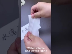 Peso material de Rolls 30gsm de la tela no tejida de la tela del forro del bordado de PVA