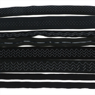 cinta elástico del negro de la anchura del 1.5cm/gomas irrompibles para la ropa interior del sujetador